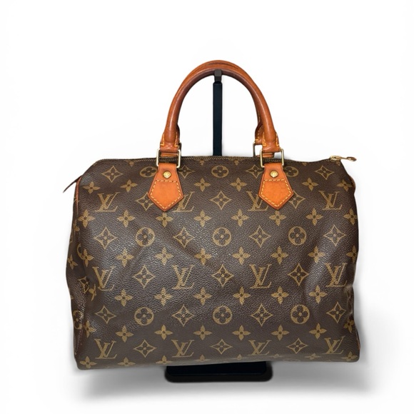 Louis Vuitton Handbags - AUTHENTIC Louis Vuitton: Brown Monogram Canvas Speedy 30